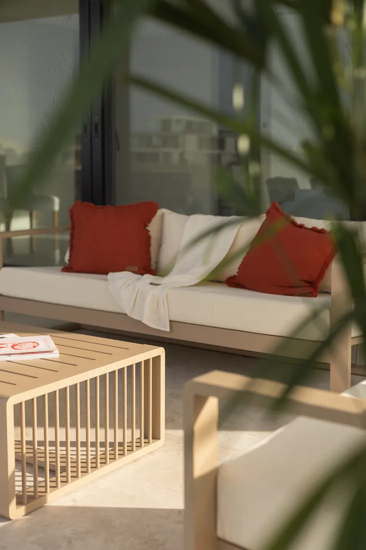 Sillón Mediterráneo con celosía